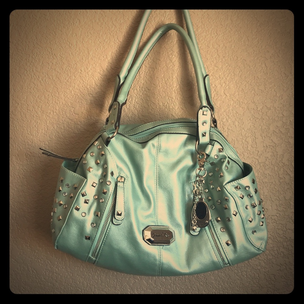 Studded purse